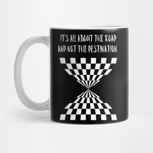 The road counts Mug